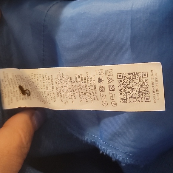 asos wide leg pleat front blue trouser pants 12 nwot - Picture 6 of 8